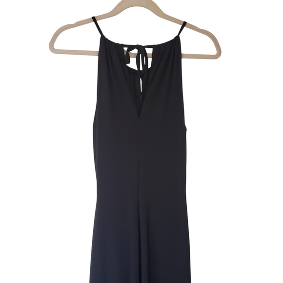 Ever New Whitney Maxi Dress Halter Top Ruched Front Flowy Jersey - Picture 7 of 10